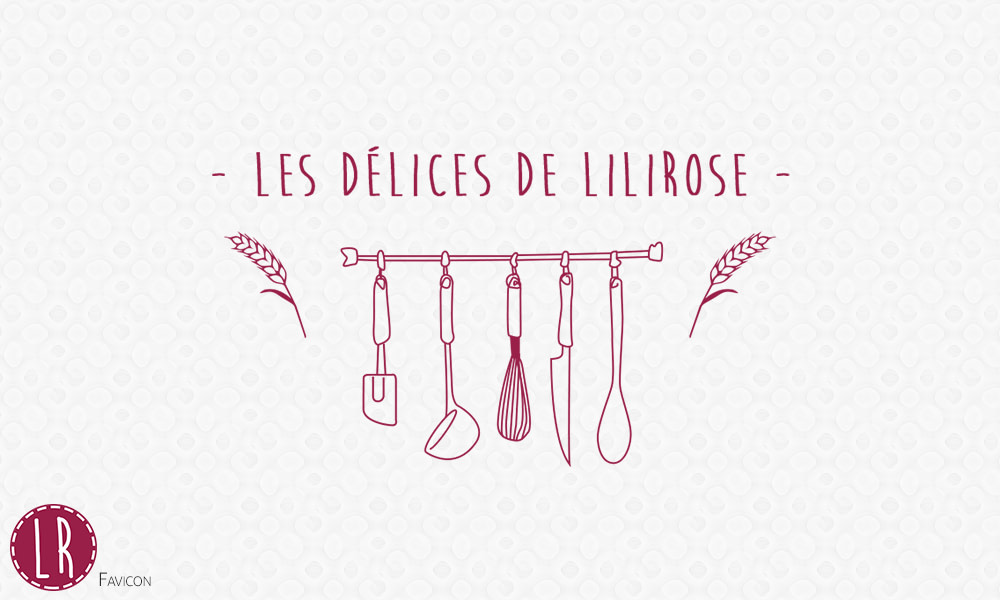 Refonte du logo du blog Les Délices de Lilirose